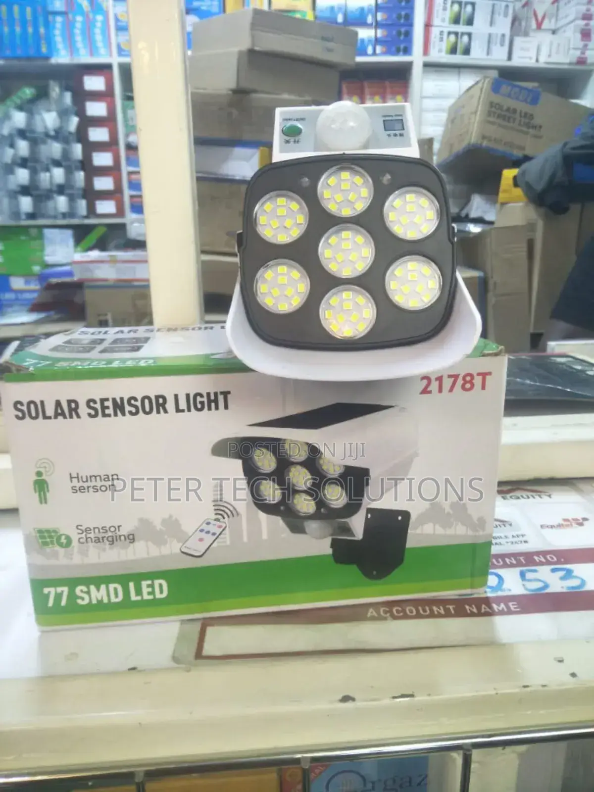 Solar 77 Led Dummy Security Camera Like Light Monitor Sensor