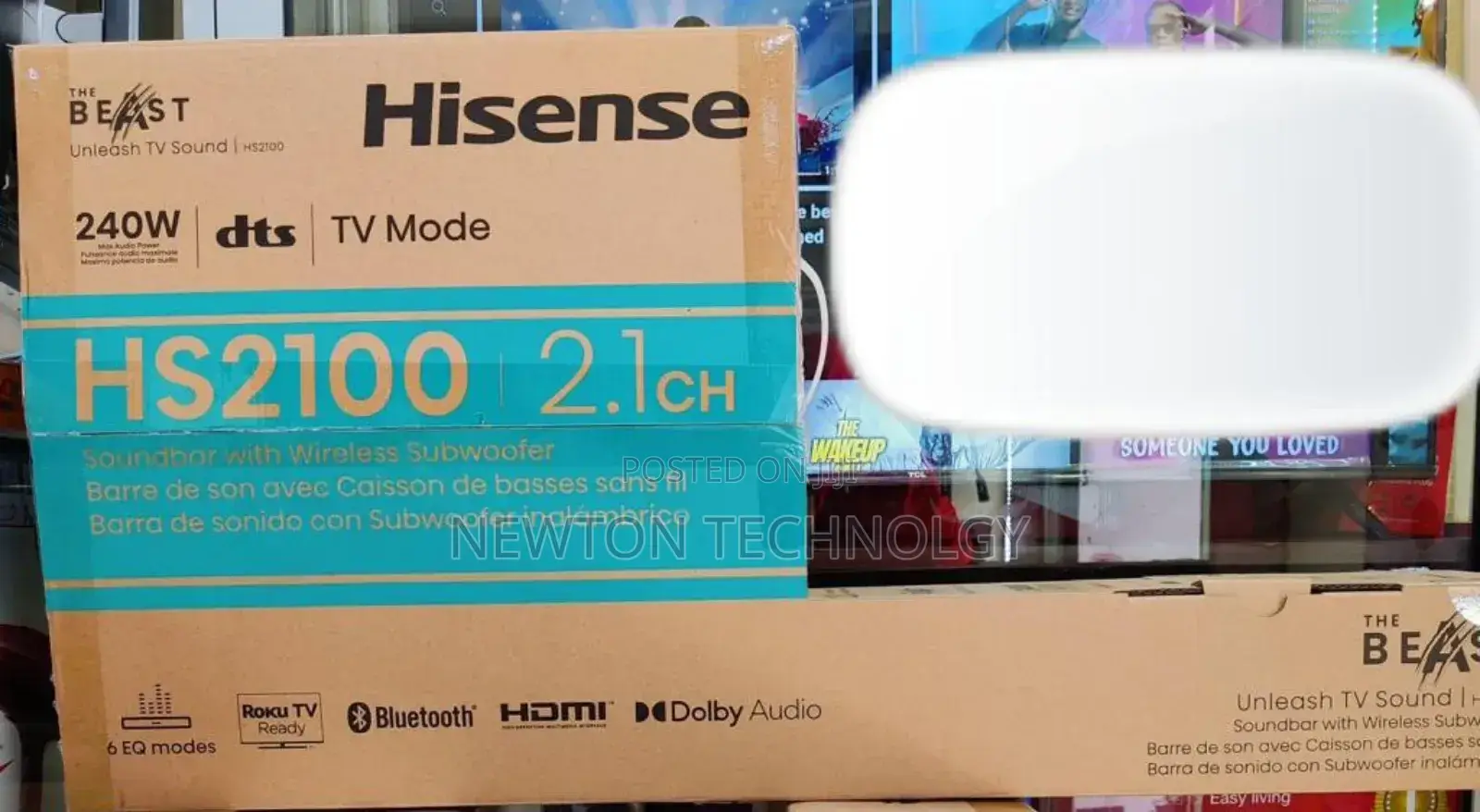 Sound Bar Hs2100 Hisense