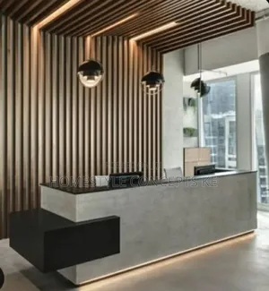 Office Reception Desk Counter Fittings Renovations