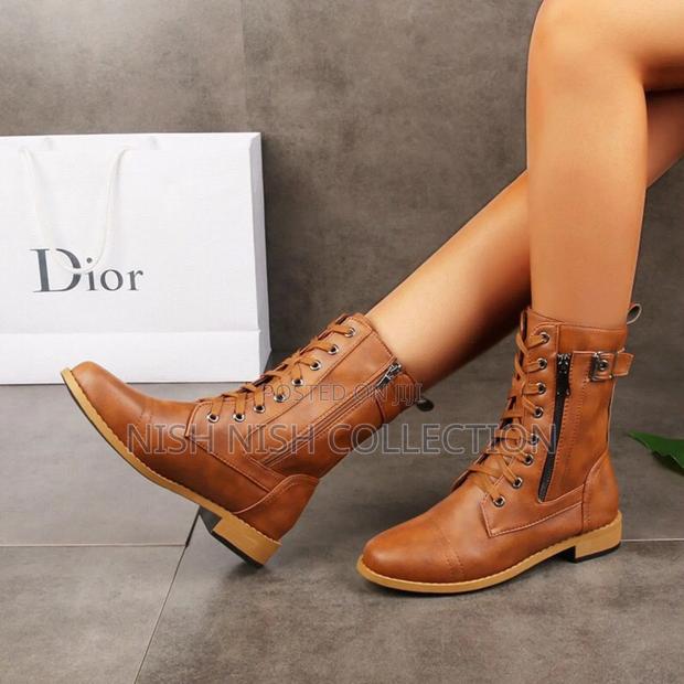 Classy Leather Boots - thumbnail 5