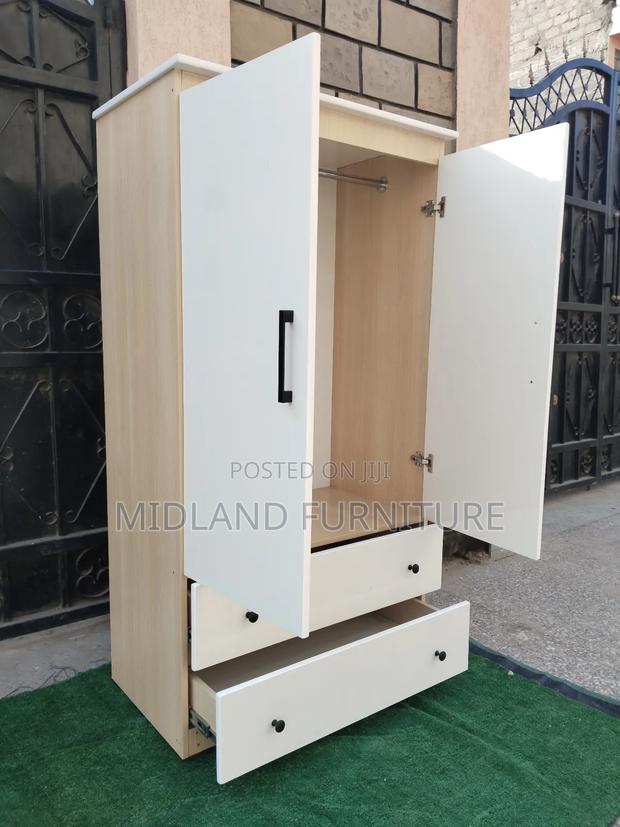2-Door Wardrobe Cupboard With Drawers - thumbnail 2