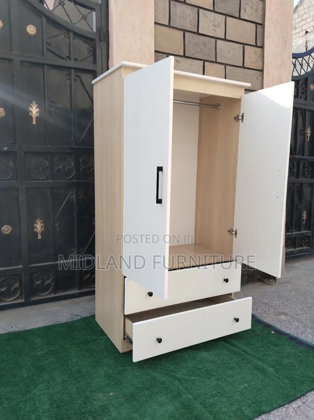 2-Door Wardrobe Cupboard With Drawers - main view