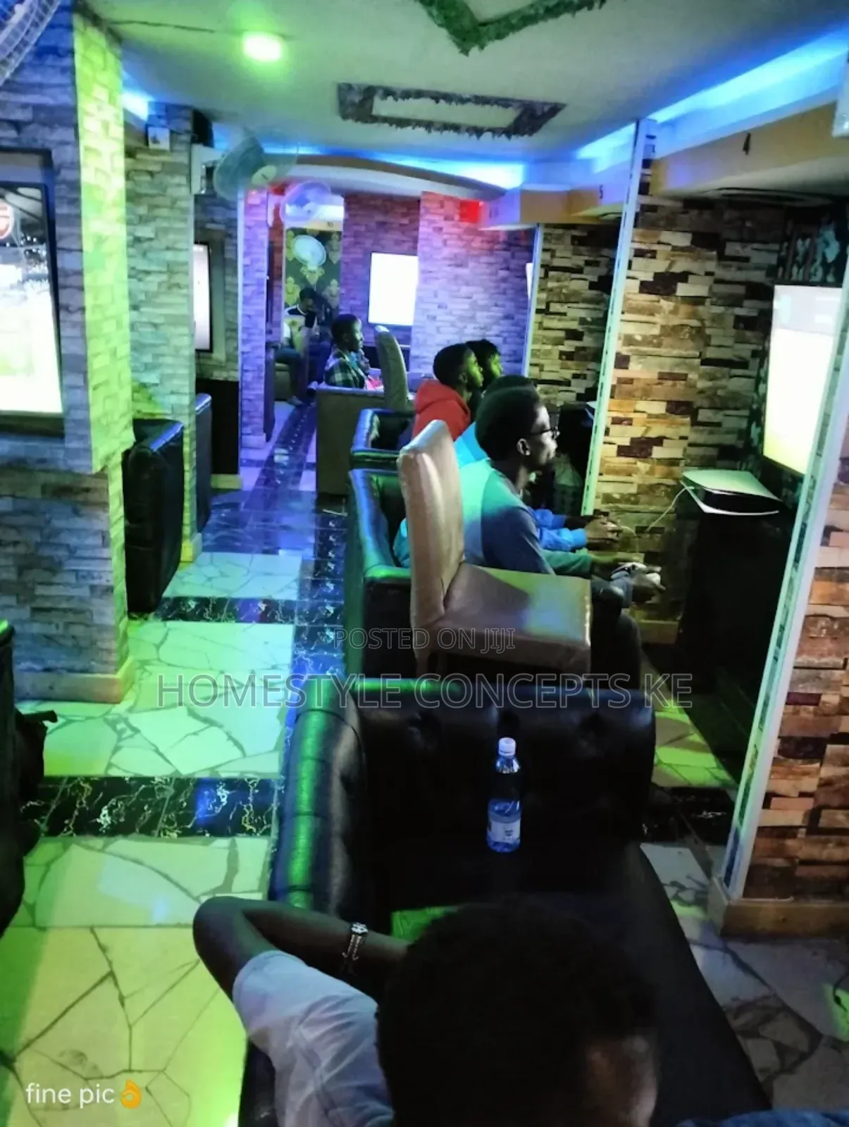 Gaming Room Lounge Spaces Interior Design Services.