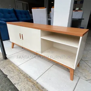 Modern Cream Wood Tv Stand