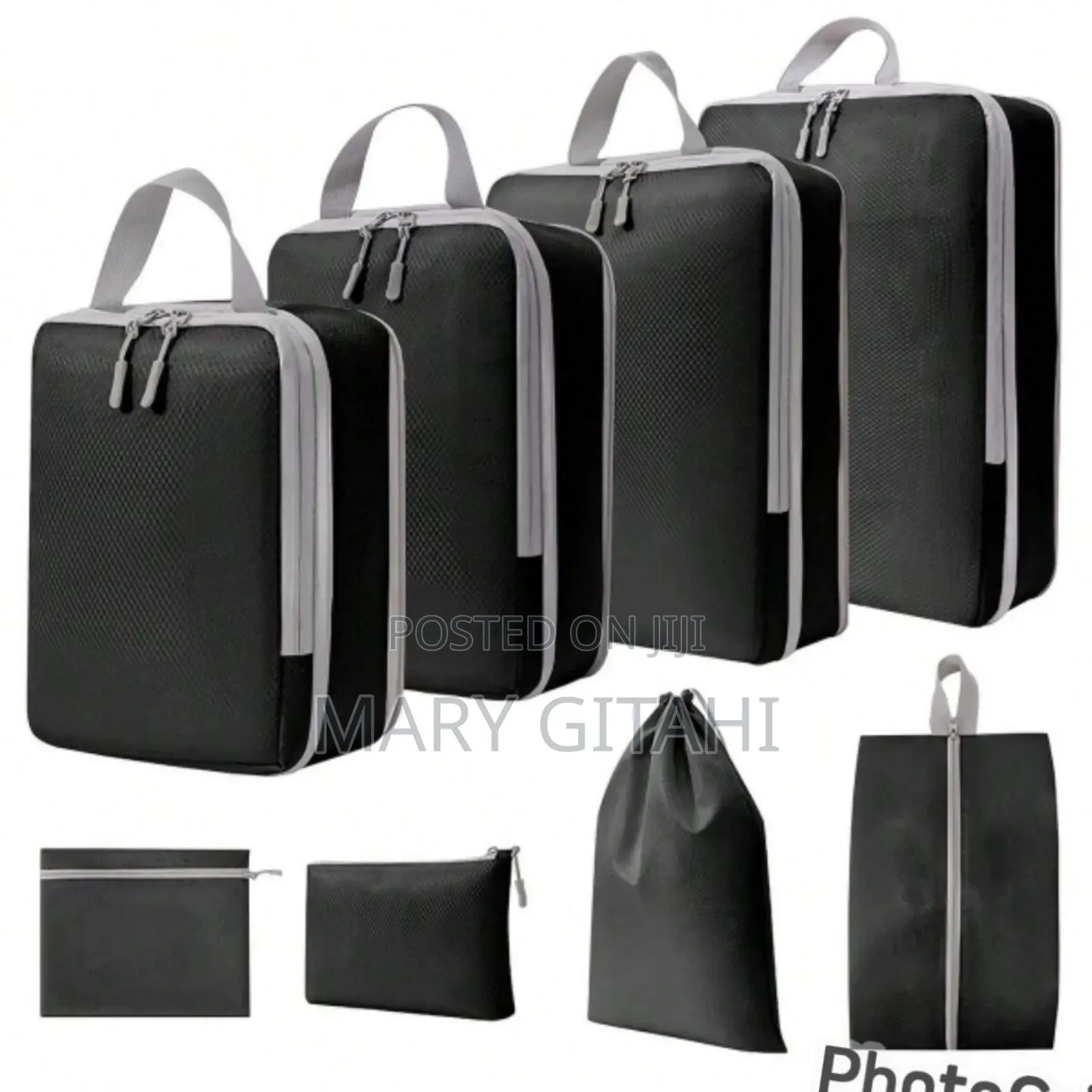 Set/8 PCS Compressible Packing Travel Storage Bag Cubes