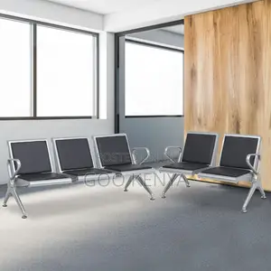 Office Bench ; 3-Link Heavy Duty Padded Waiting Bench