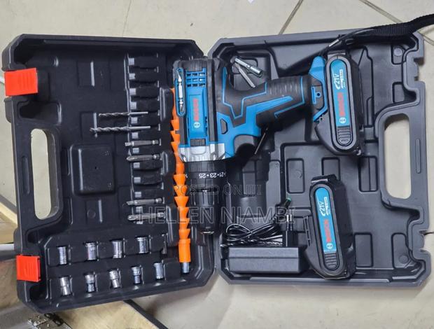 21v Bosch Cordless Drill Set - main view
