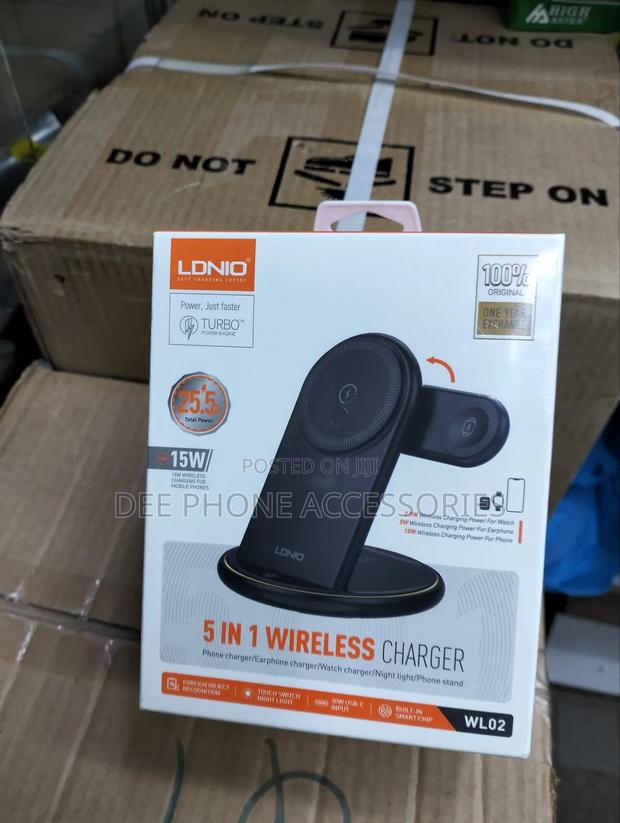Lonio 5 in 1 Wireless Charger With Stand - main view
