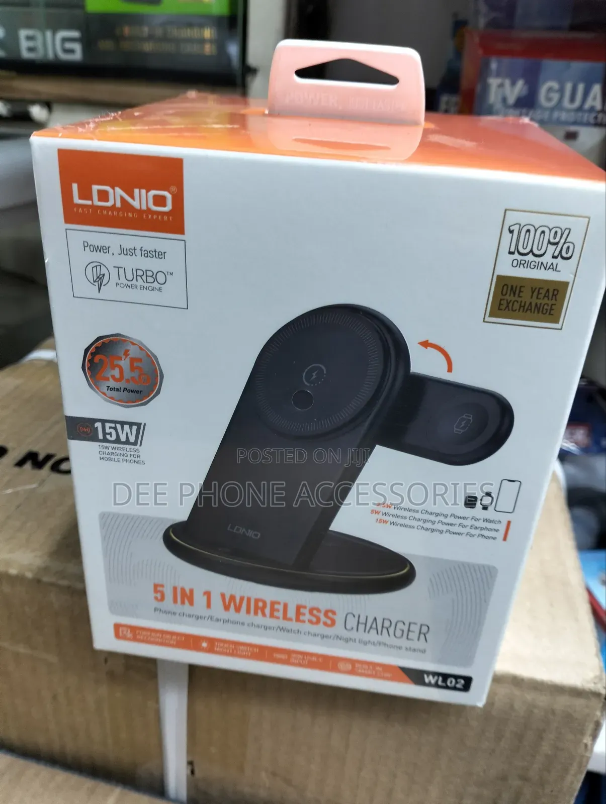 Lonio 5 in 1 Wireless Charger With Stand