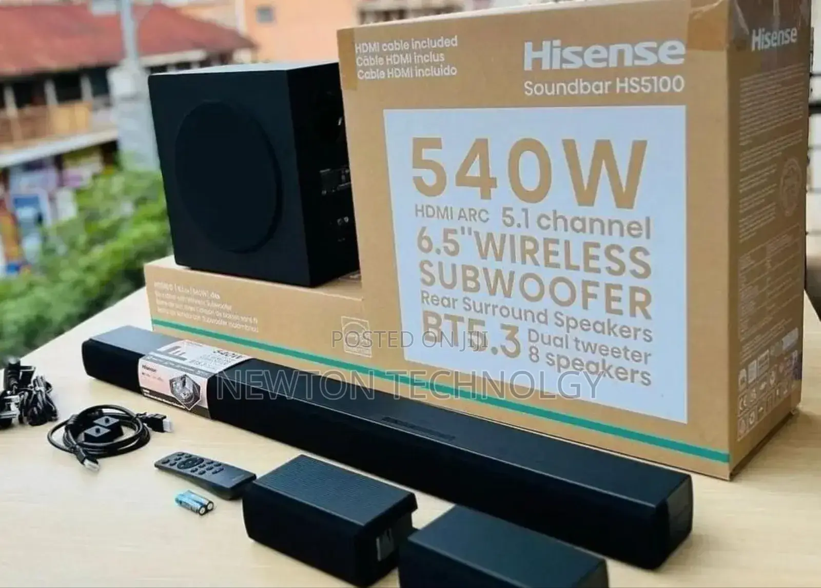Soundbar 5.1 Channel 540w Hs5100