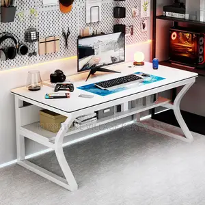Office Desk: 120cm Wooden Steel Frame Locally Made Table