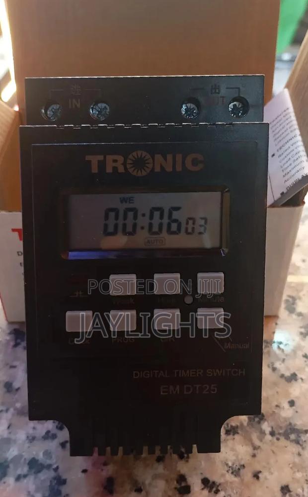 7days Din Rail Mounting Weekly Timer Time Switch Digital