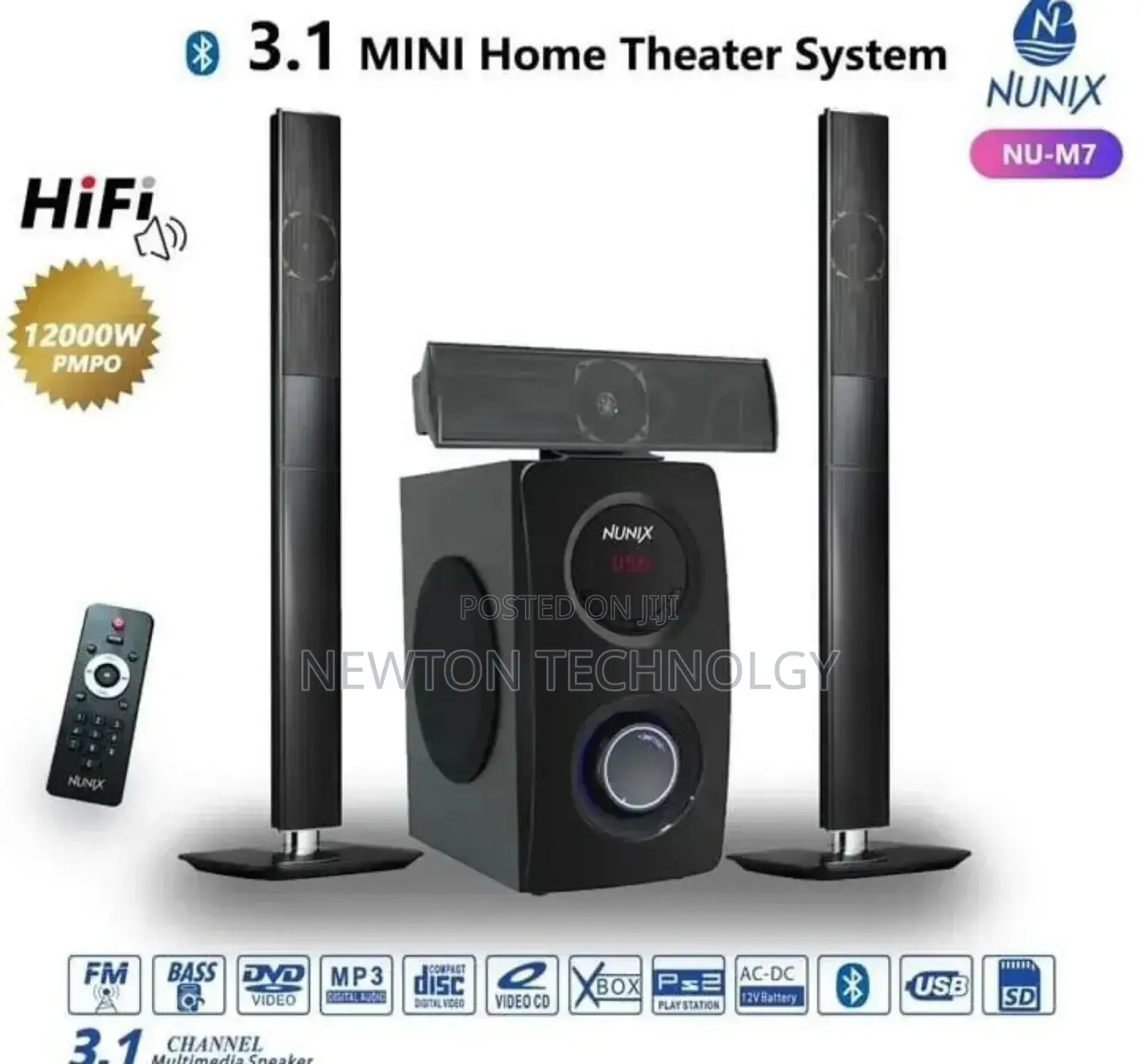 Unix M7 3.1ch Mini Home Theatre System