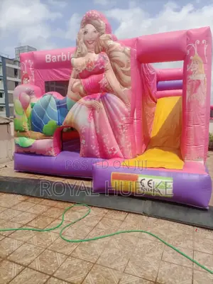 Barbie Theme Bouncing Castle