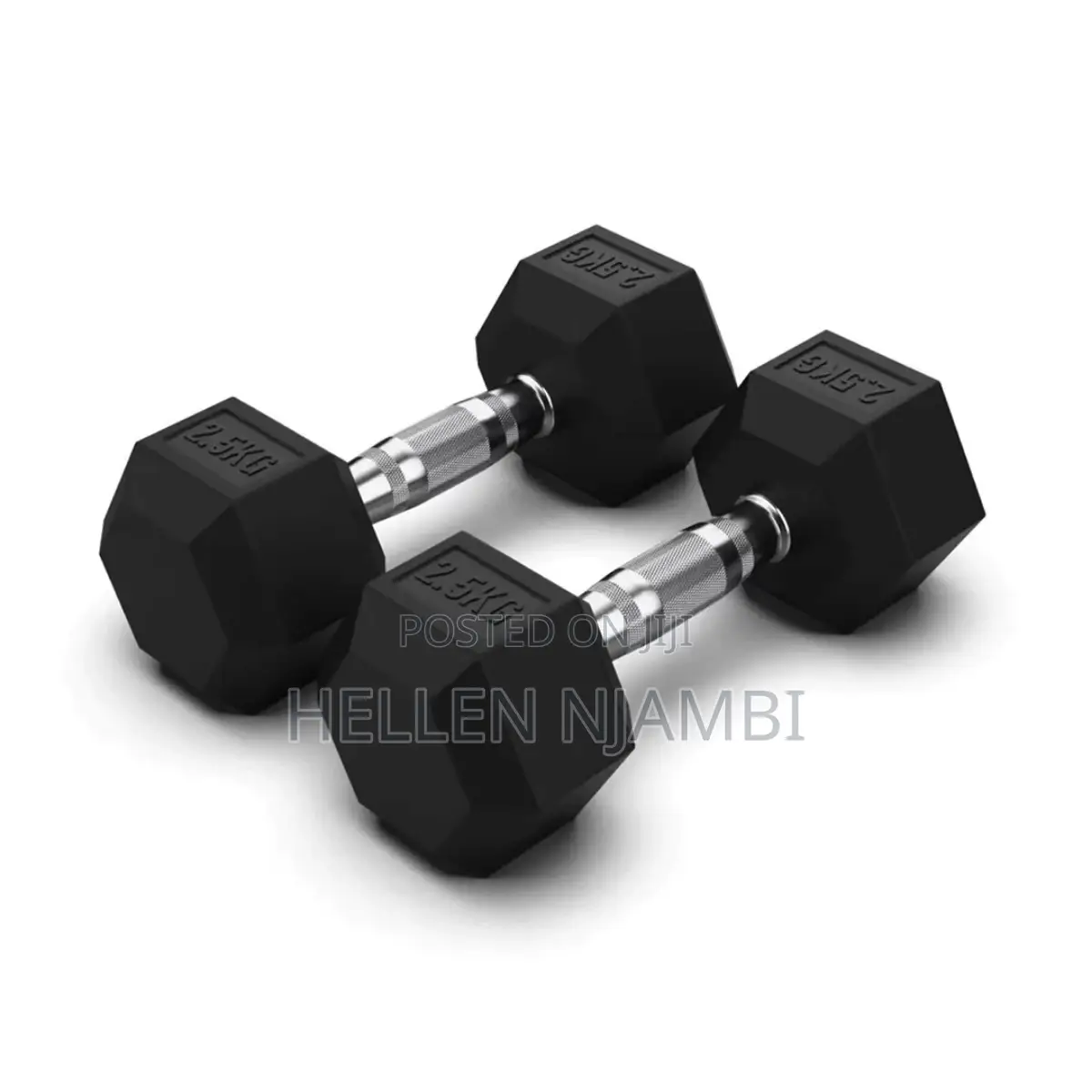 Hexagonal Dumbbells 5kgs Weight