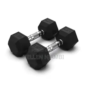 Hexagonal Dumbbells 5kgs Weight