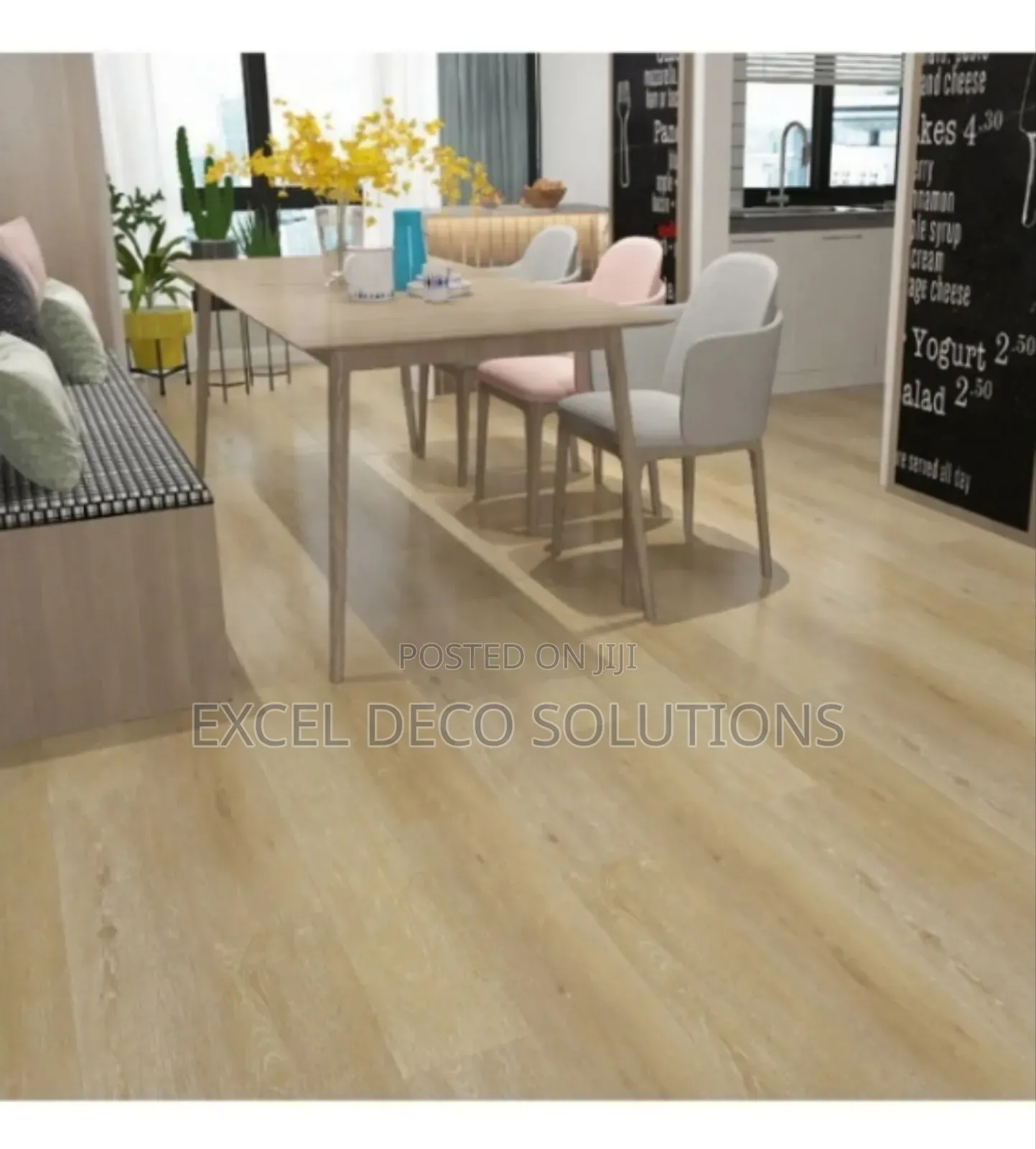 Charcoal Slate SPC Planks Wood Look