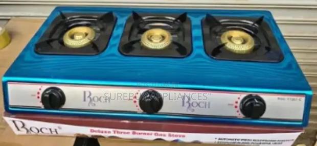 Roch Stainless-Steel Triple Tabletop Gas Cookers - main view