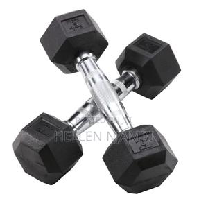 Hexagonal Dumbbell 10kgs Weight - thumbnail 2
