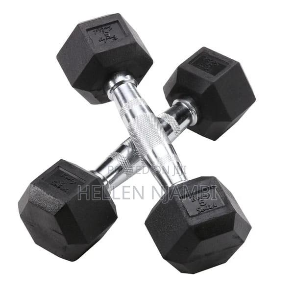 Hexagonal Dumbbell 10kgs Weight - main view