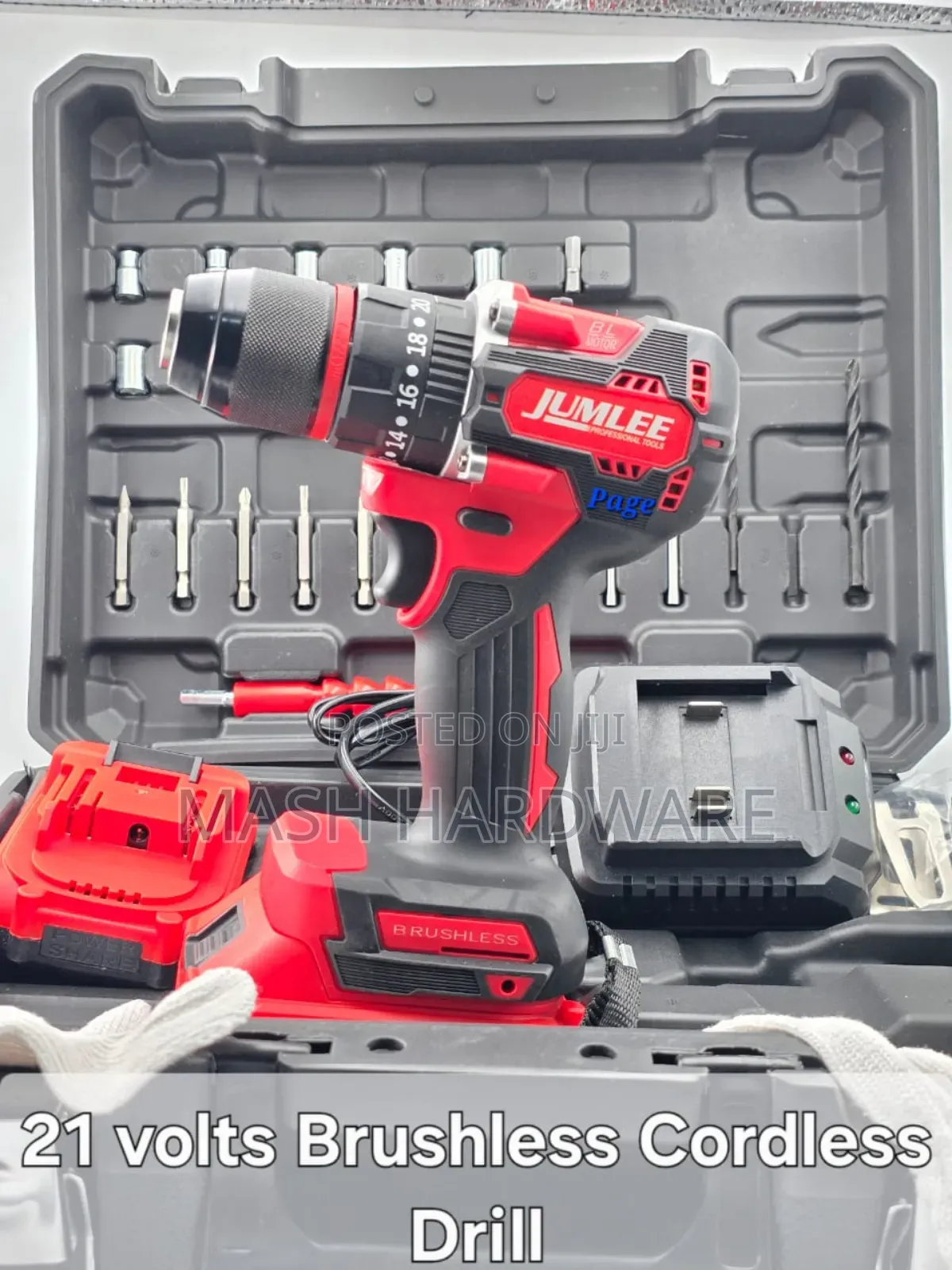 Jumlee 21v Brushless Drill