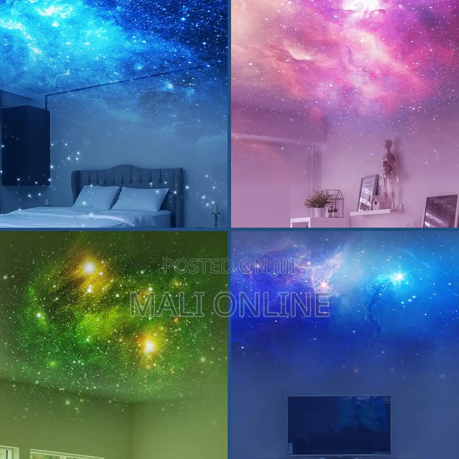 Galaxy Star Projector Nightlight Led Nebulasky Ceiling Lamp