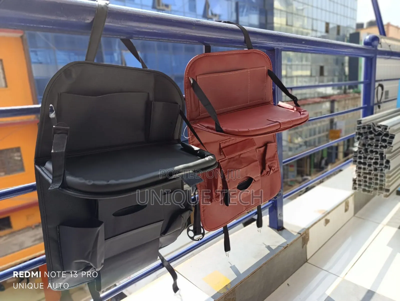 Car Backseat Organizer With Foldable Table