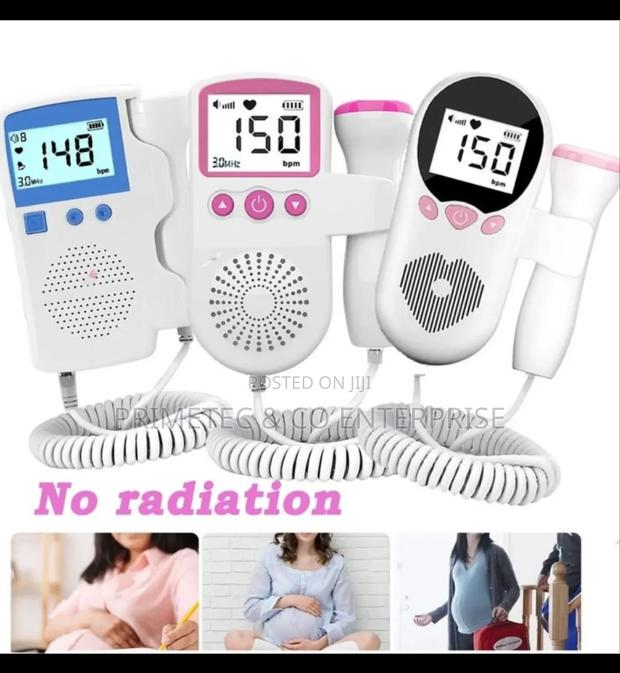Doppler Fetal Portable Pregnancy Baby Heart Rate Monitor.
