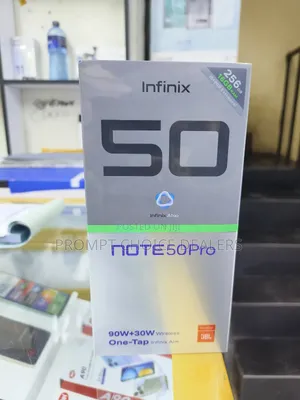 New Infinix Note 50 Pro 4G 256 GB Black