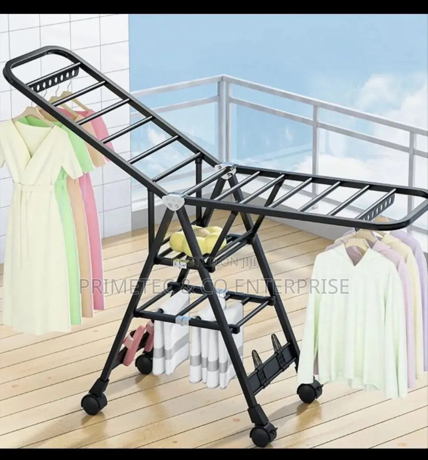 Movable Foldable/Portable Laundry Drying Rack