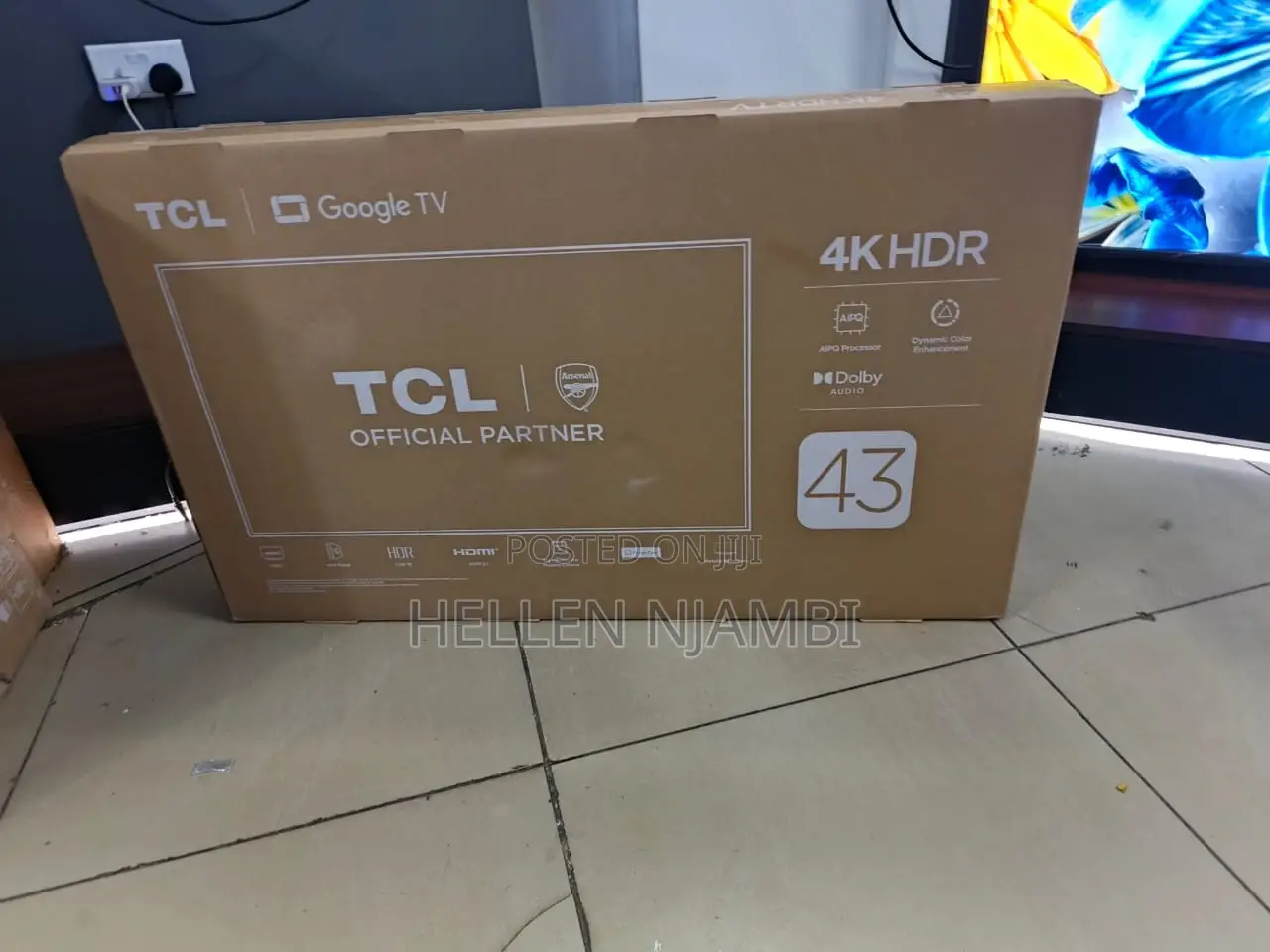 TCL 43" Inch Frameless Smart Tv