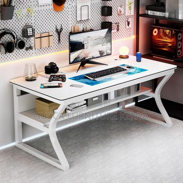 Office Desk: Modern Work Desk With Bookshelf-1200mm - thumbnail 5
