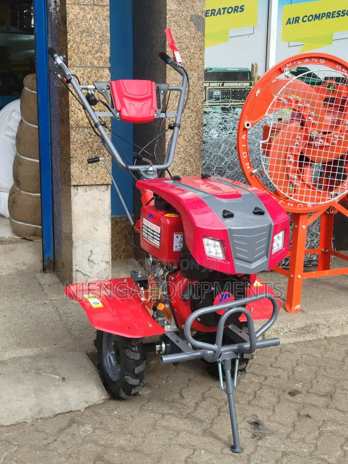 Jd-1000d - Jiadi Jd Diesel Power Tiller 10hp