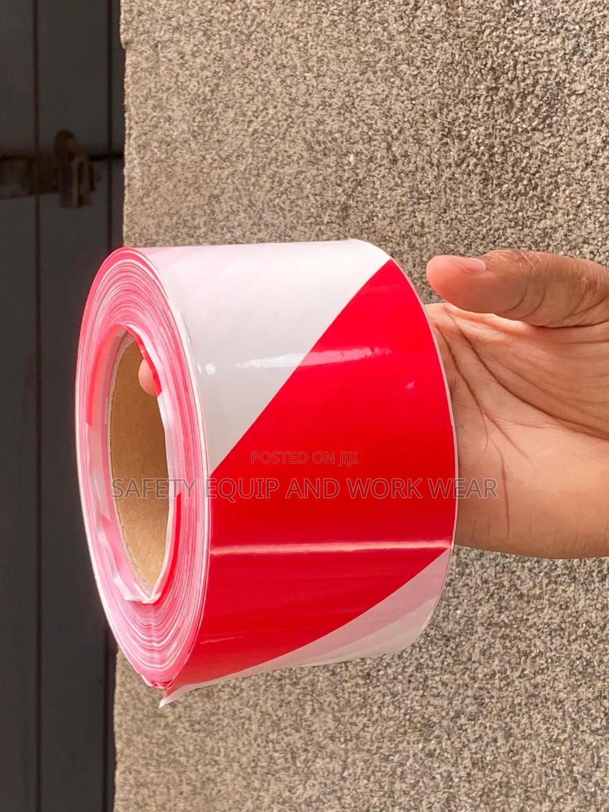 Red White Hazard Tape For Safety