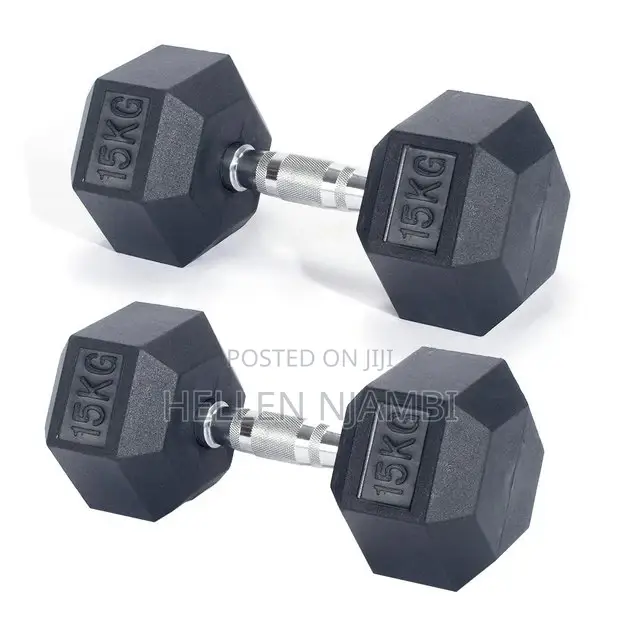 15kgs Hexagonal Hand Weight Dumbbell