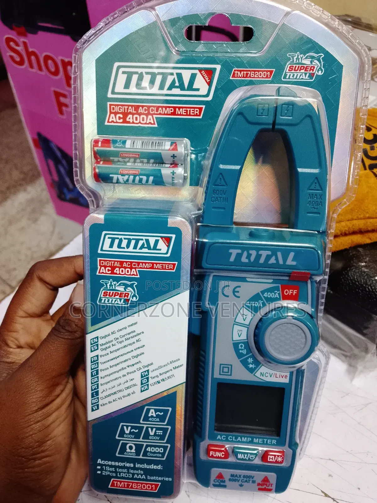 Total Ac Digital Clamp Meter/ Ac Clamp Meter