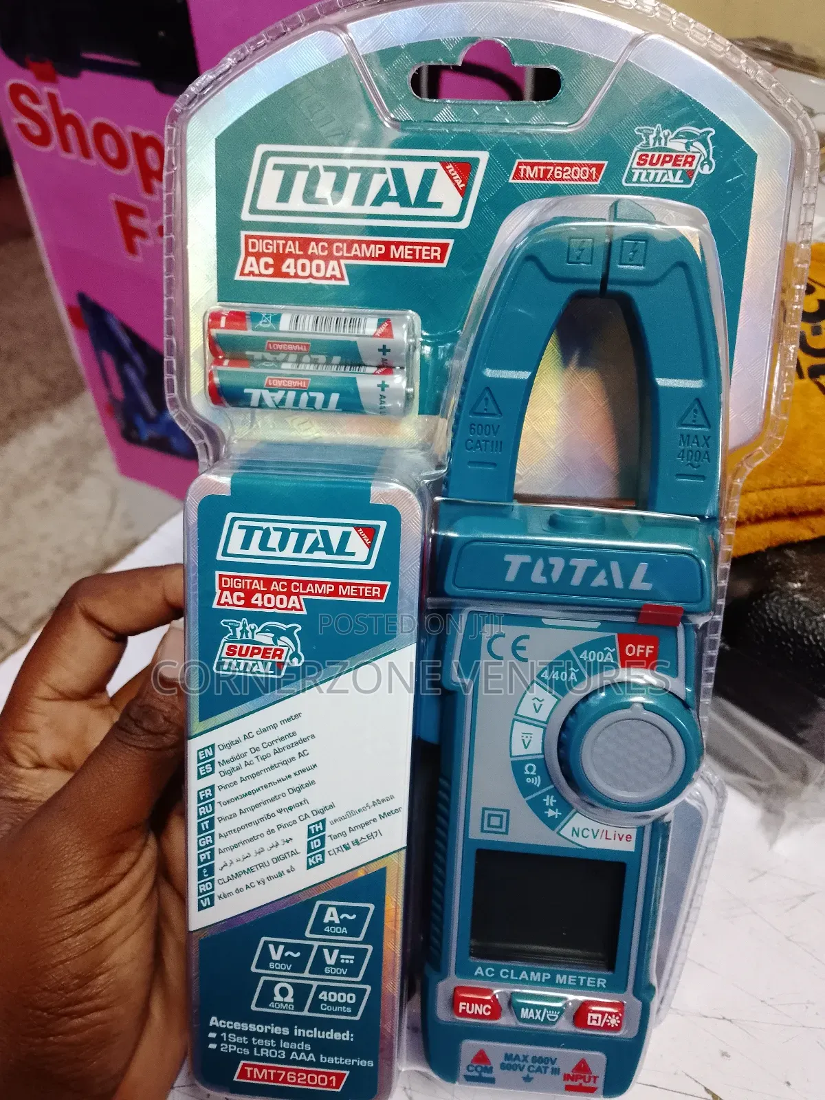 Total Ac Digital Clamp Meter/ Ac Clamp Meter
