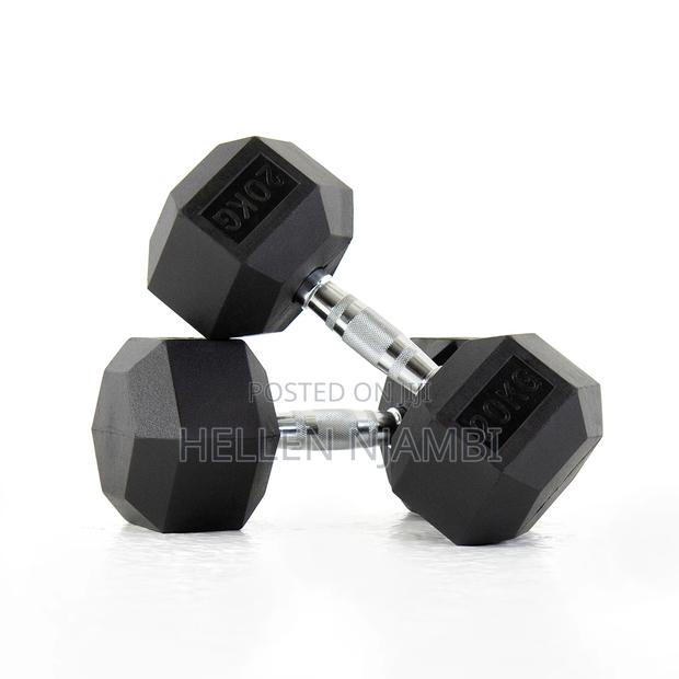 Hexagonal 20kgs Dumbbell Set