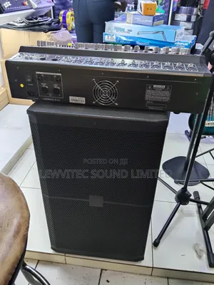 Wooden Spk + 12 Channel Mixer