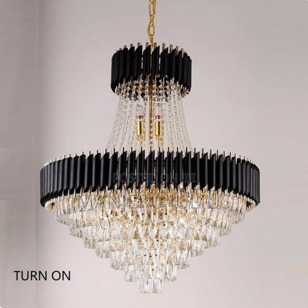 Modern Large Crystal Chandelier - thumbnail 3