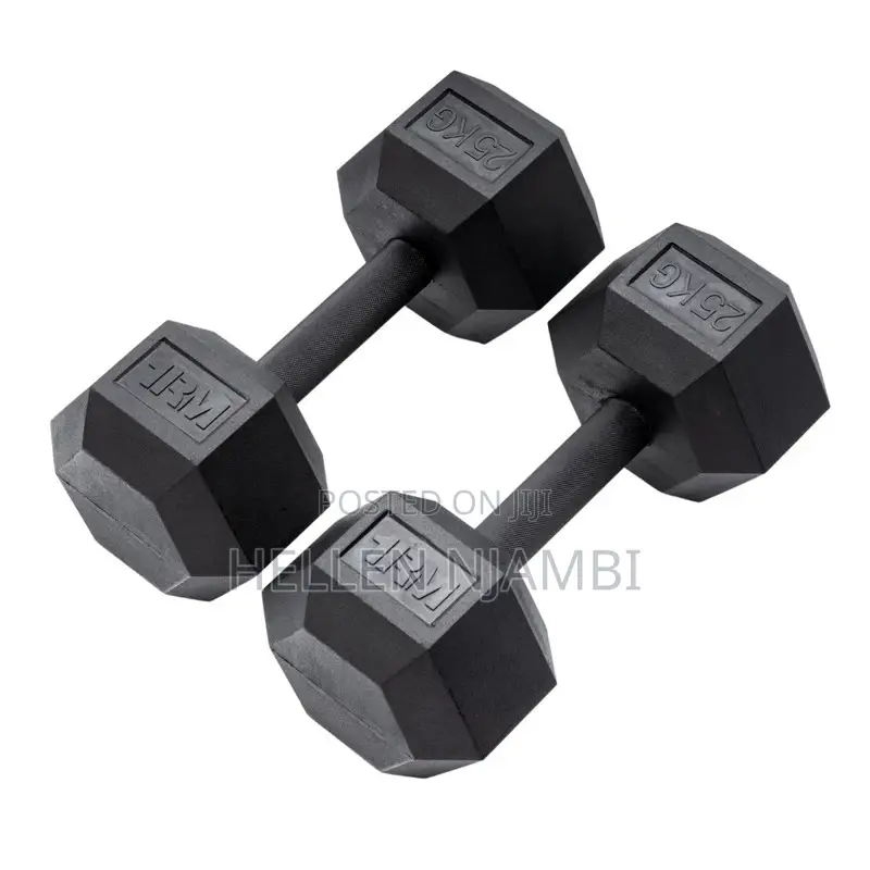 Hexagonal 25kgs Dumbbells
