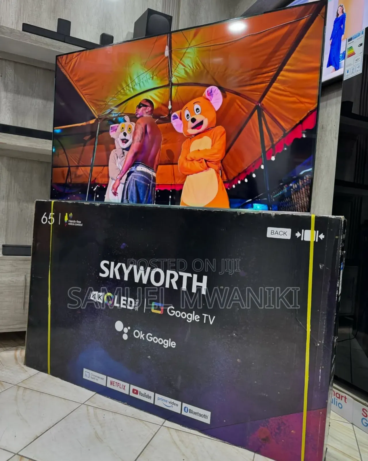 Skyworth 65′′ Qled Google Tv Uhd Hdr10+ With Dolby Vision