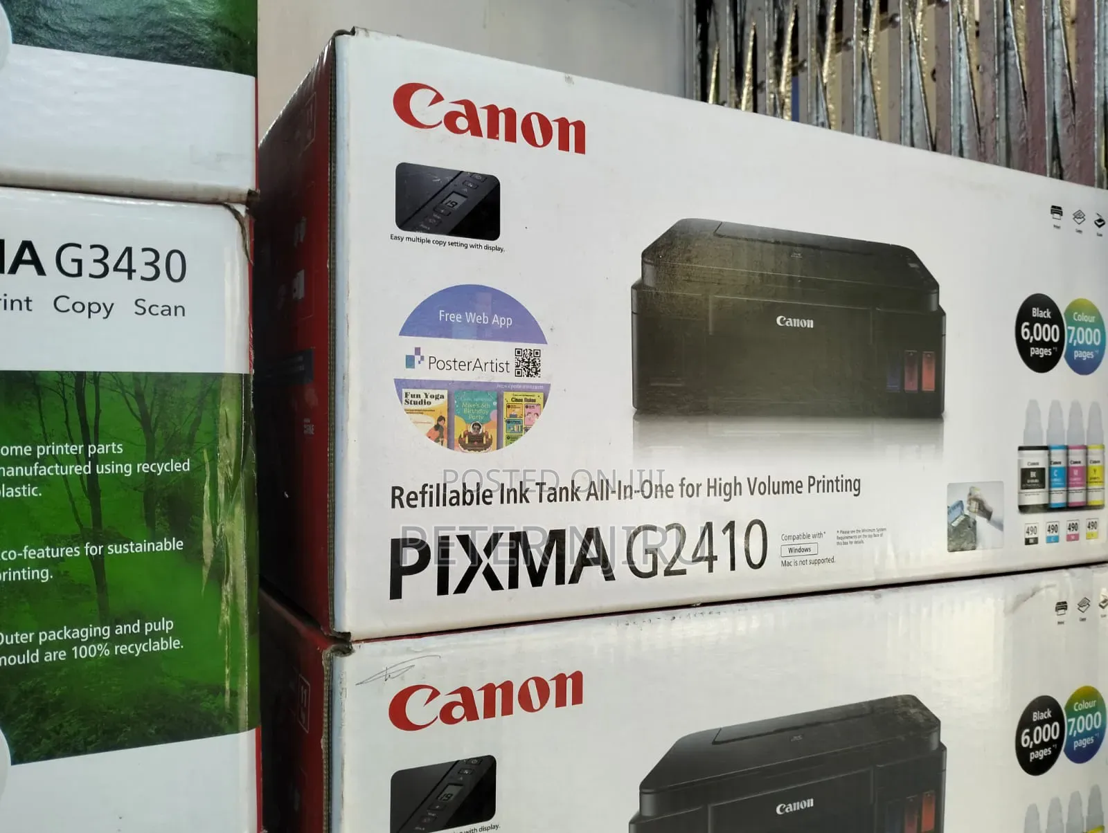 Canon Pixma G2410 A4 3-in-1 Multifunction Printer