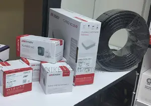 R Hikvision 4 Channels CCTV Camera Full Kit 1080p