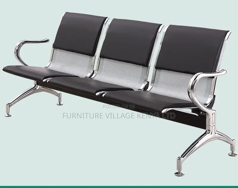 Benches;3-Seater Infusion Semi Padded Office Lobby Bench