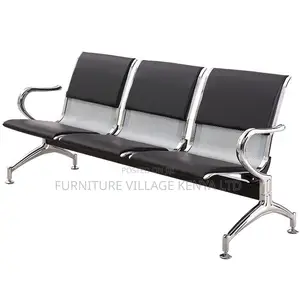 Benches;3-Seater Infusion Semi Padded Office Lobby Bench