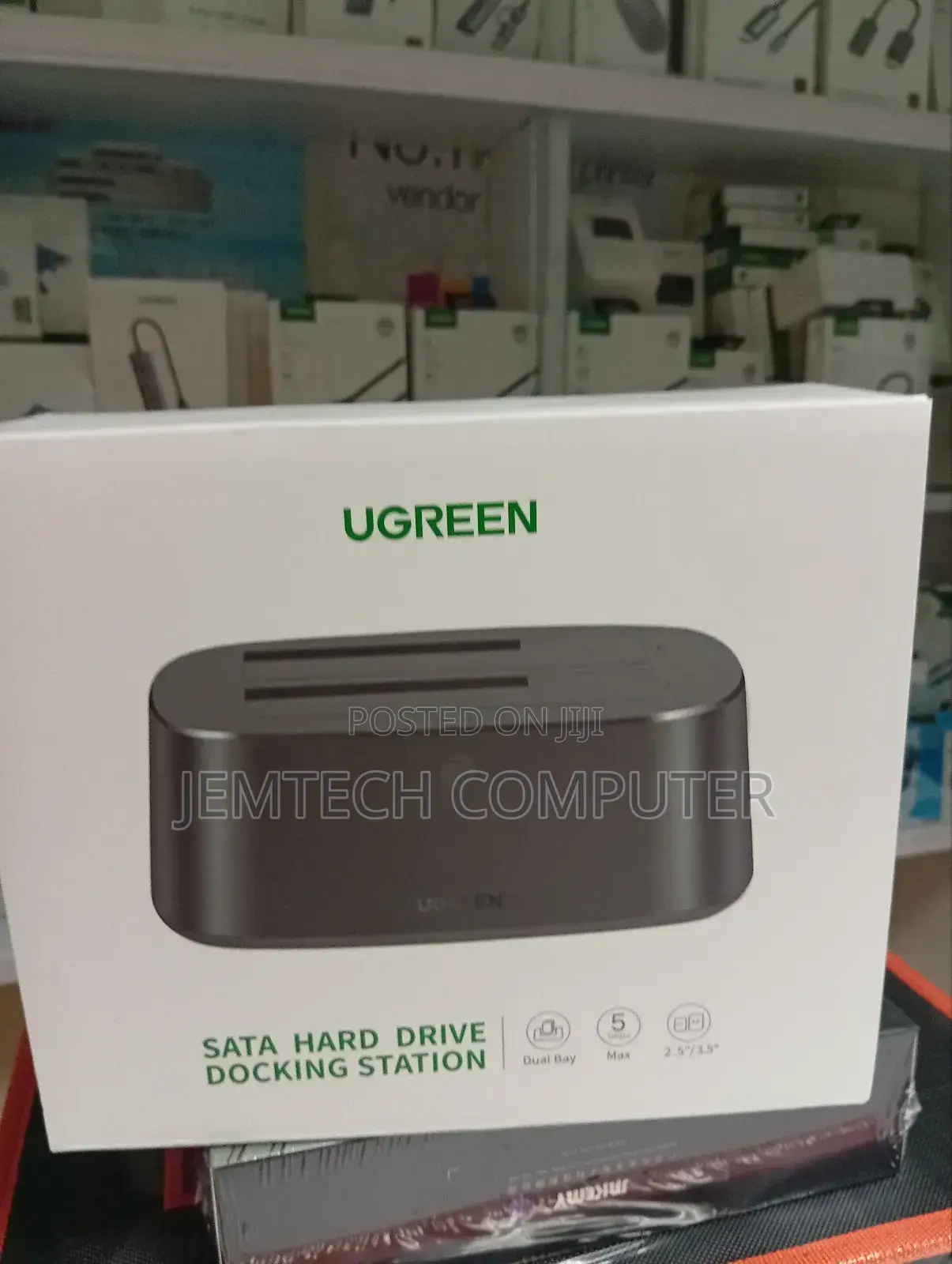 Ugreen Upto 3.5 Dual Bay Sata Hard Drive Docking Station