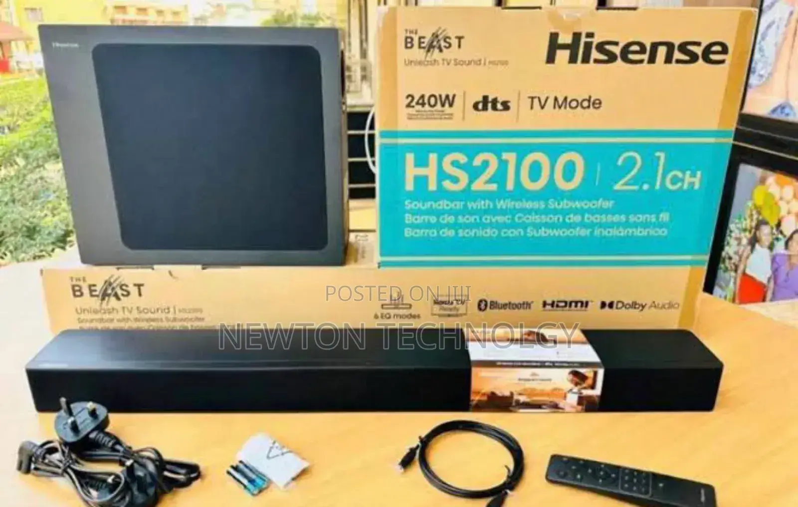 Hs2100 Soundbar Hisense