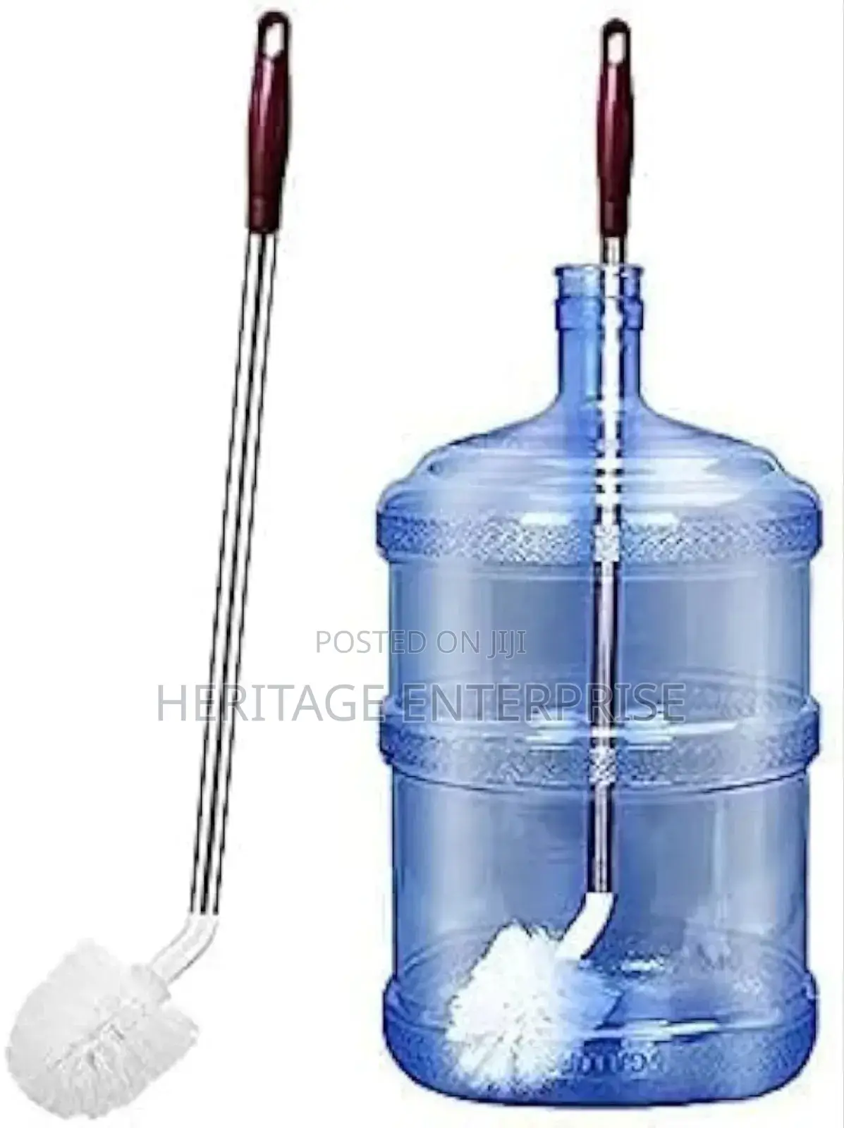 Water Bottle Cleaning Brush - Nylon With Long Handle Stick