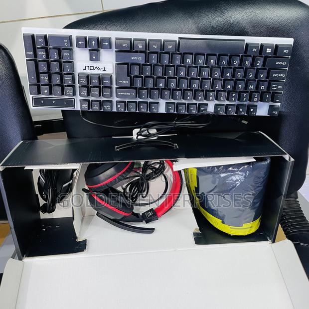 4 in 1 Gaming Keyboard Combo Set With RGB Backlight